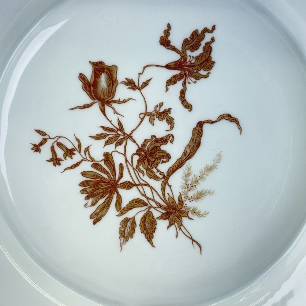 Handpainted French Porcelain Compote - Picture 8 of 10